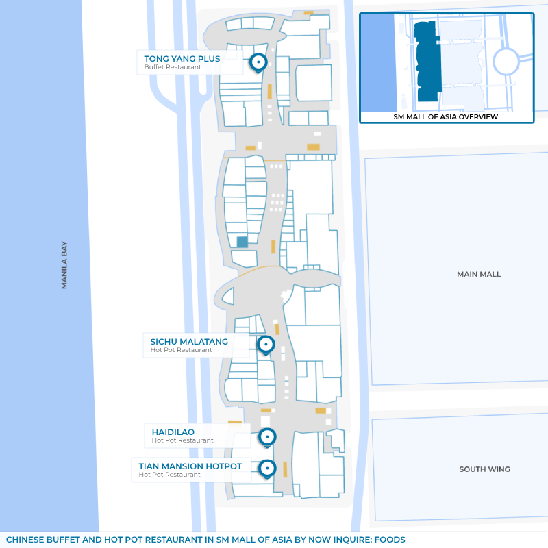 Map - Chinese Buffet and Hotpot in SM Mall of Asia